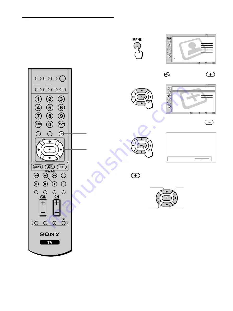 Sony WEGA KE-42M1 Operating Instructions Manual Download Page 58