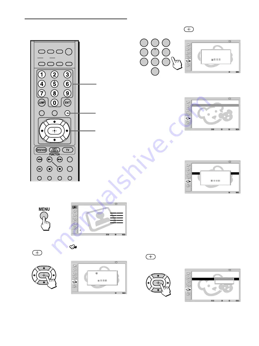 Sony WEGA KE-42M1 Operating Instructions Manual Download Page 66