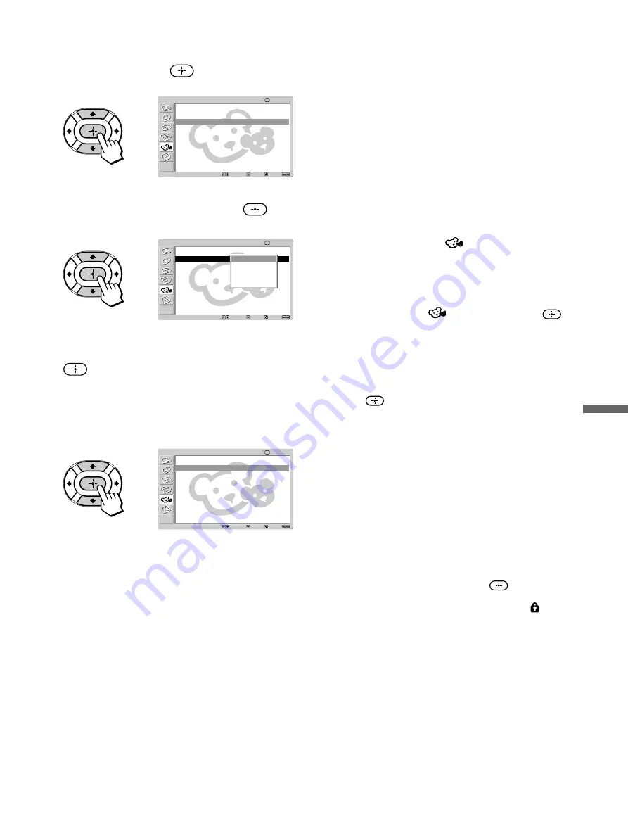 Sony WEGA KE-42M1 Скачать руководство пользователя страница 67