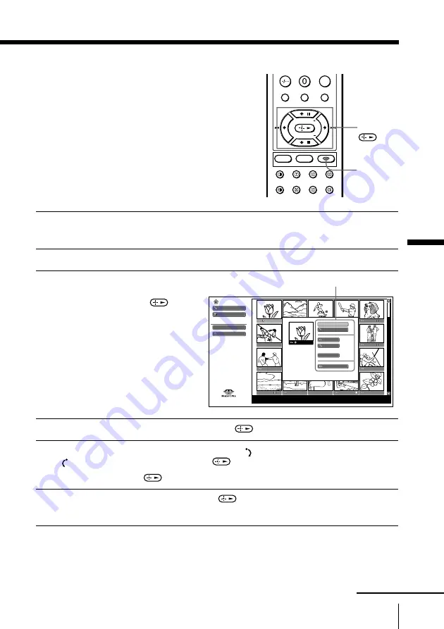 Sony Wega KE-MR50 Operating Instructions Manual Download Page 61