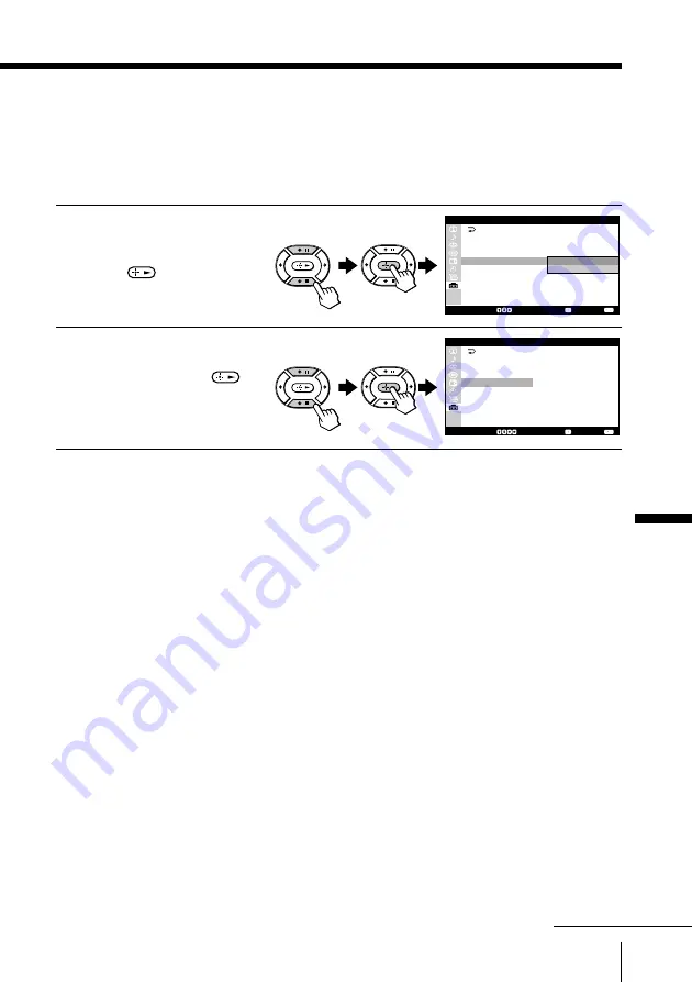 Sony Wega KE-MR50 Operating Instructions Manual Download Page 103