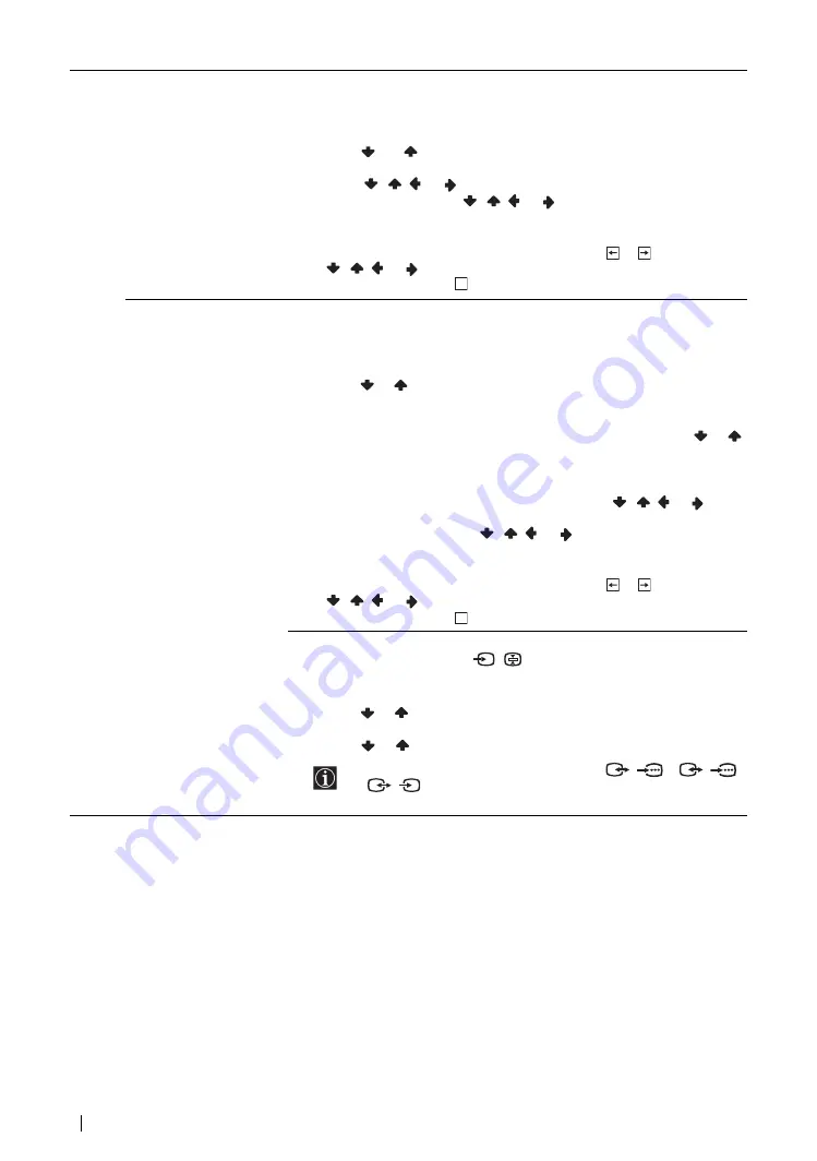 Sony Wega KE-P37M1 Operating Instructions Manual Download Page 184