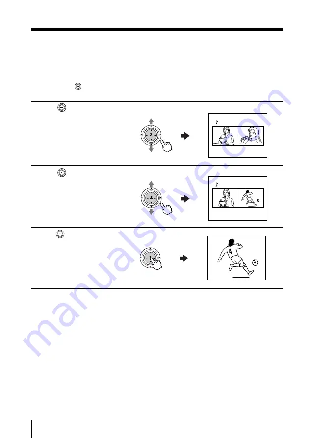 Sony WEGA KP-FX43 Operating Instructions Manual Download Page 134