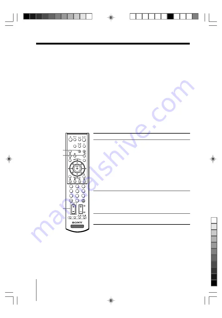 Sony WEGA kv-da29 Operating Instructions Manual Download Page 46