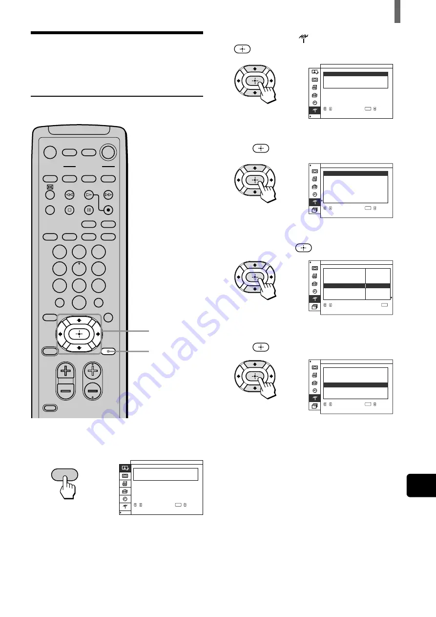 Sony WEGA KZ 42TS1 Скачать руководство пользователя страница 33