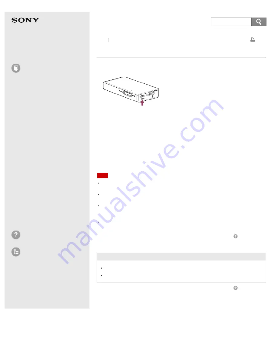 Sony WG-C10 Series Help Manual Download Page 116