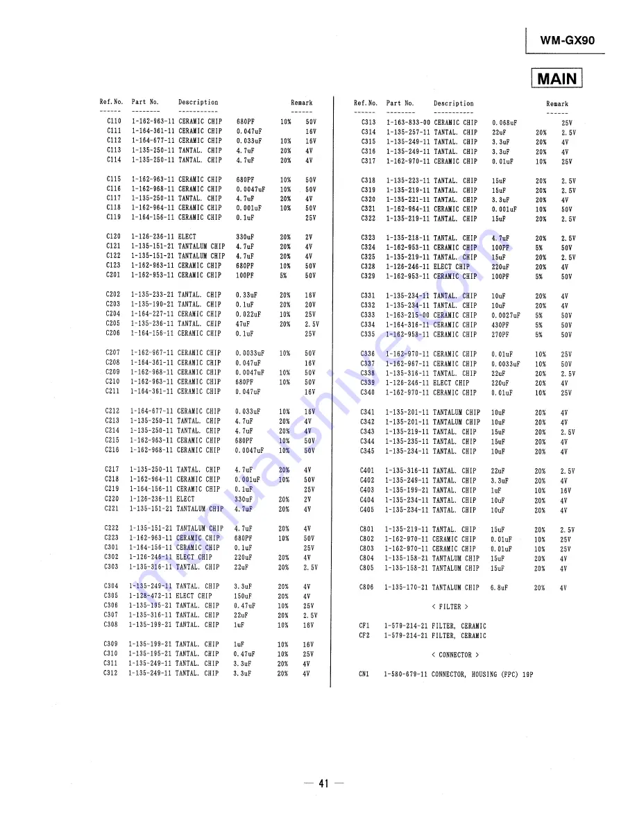 Sony WM-GX90 Service Manual Download Page 21