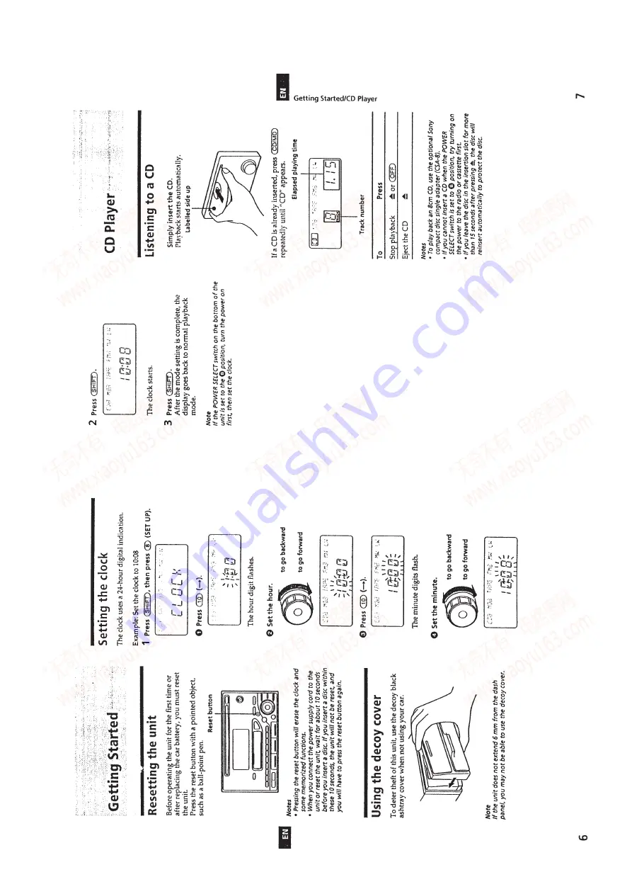 Sony WX-C570R Скачать руководство пользователя страница 5