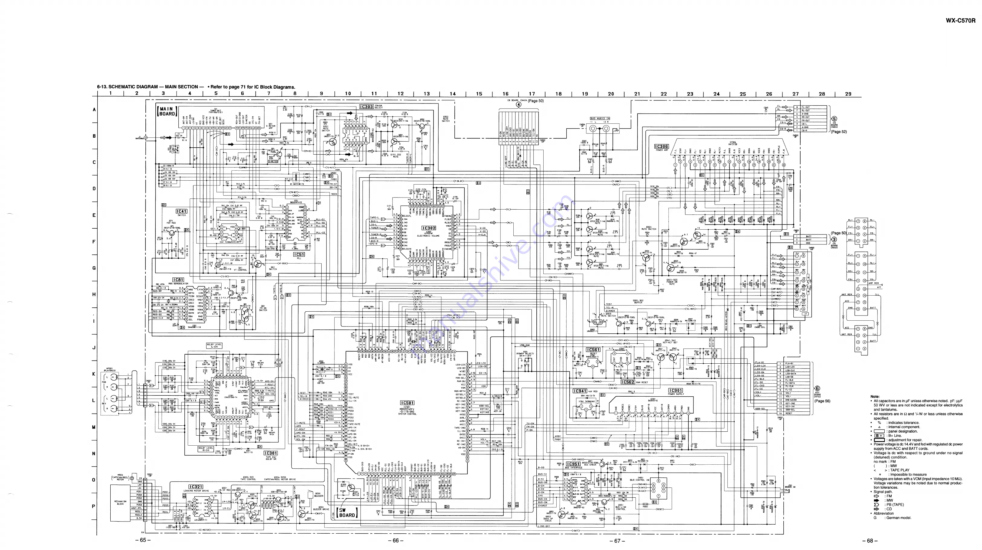 Sony WX-C570R Service Manual Download Page 48