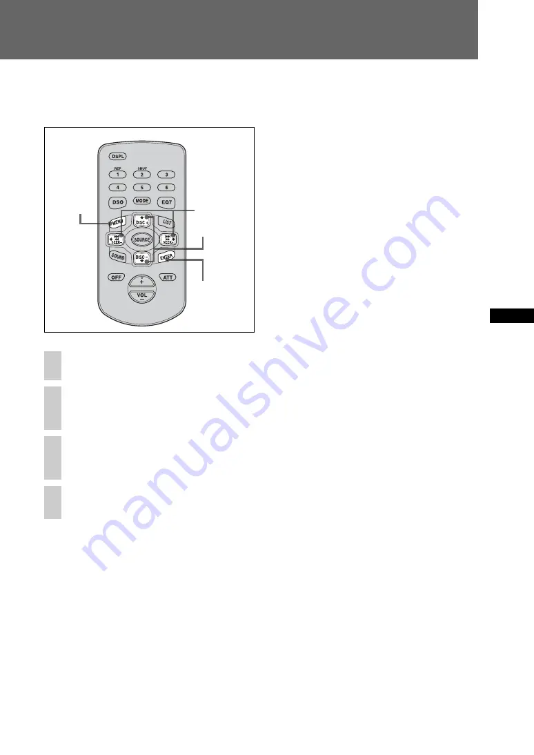 Sony XA-V7W Operating Instructions Manual Download Page 43