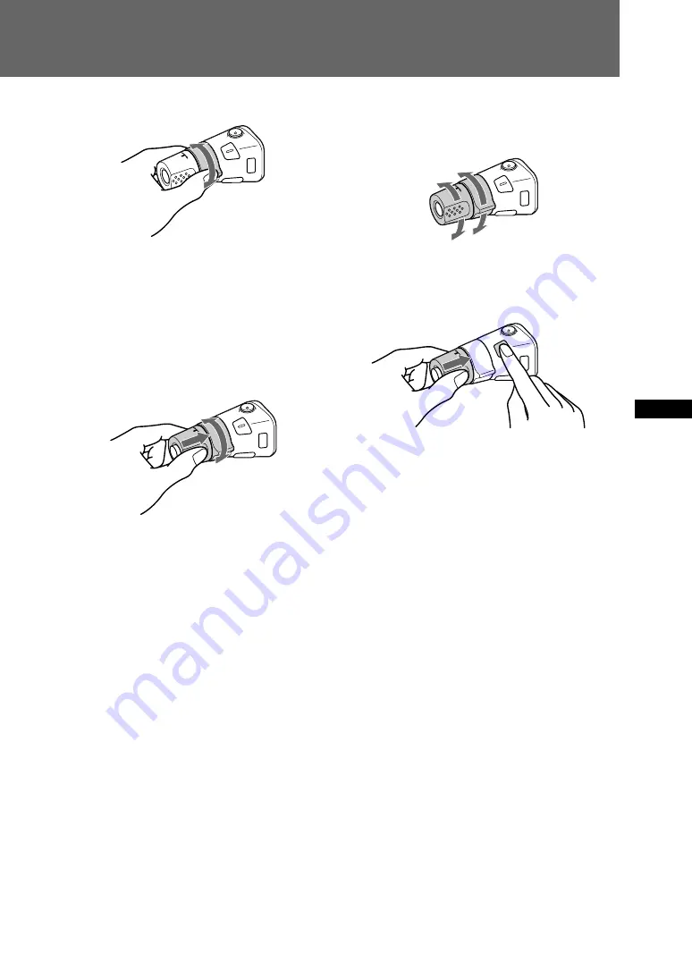 Sony XA-V7W Operating Instructions Manual Download Page 45