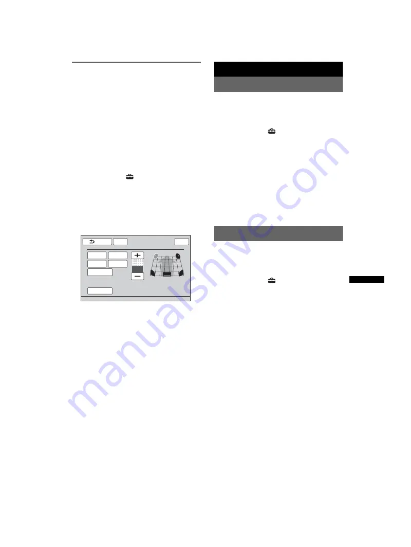 Sony XAV-60 - 6.1 Inch Avc Operating Instructions Manual Download Page 97