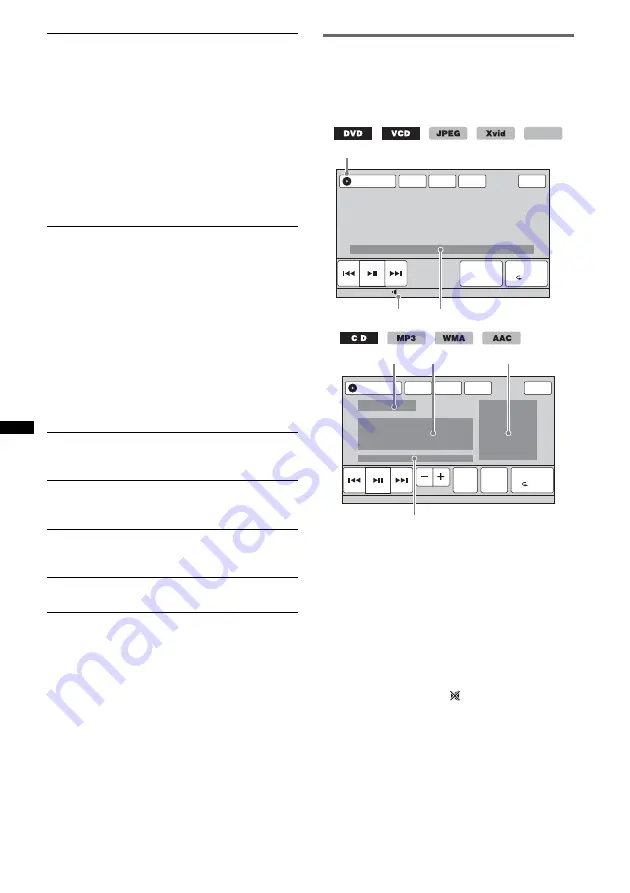 Sony XAV-622 Operating Instructions Manual Download Page 22