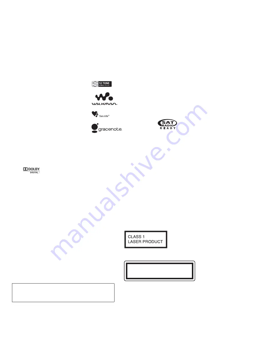 Sony XAV-622 Service Manual Download Page 2