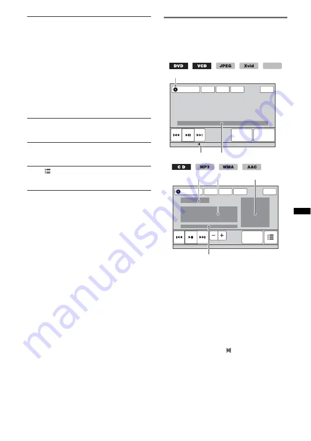 Sony XAV-63 Operating Instructions Manual Download Page 21