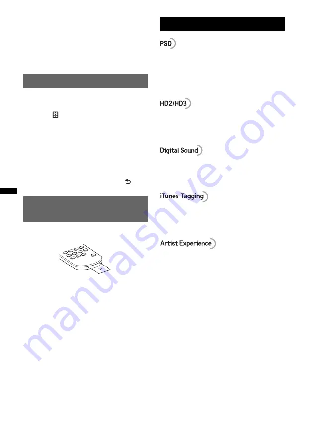 Sony XAV-701HD Operating Instructions Manual Download Page 16