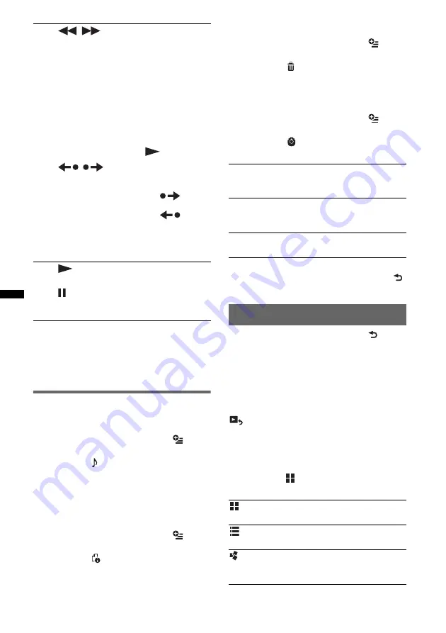 Sony XAV-701HD Operating Instructions Manual Download Page 100