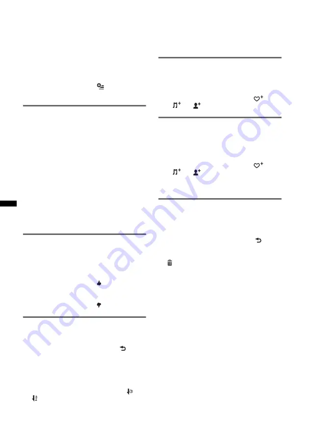 Sony XAV-701HD Operating Instructions Manual Download Page 118