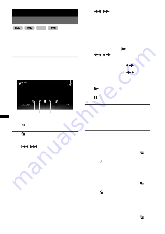 Sony XAV-701HD Operating Instructions Manual Download Page 176