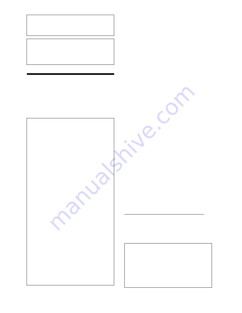 Sony XAV-712HD Operating Instructions Manual Download Page 2