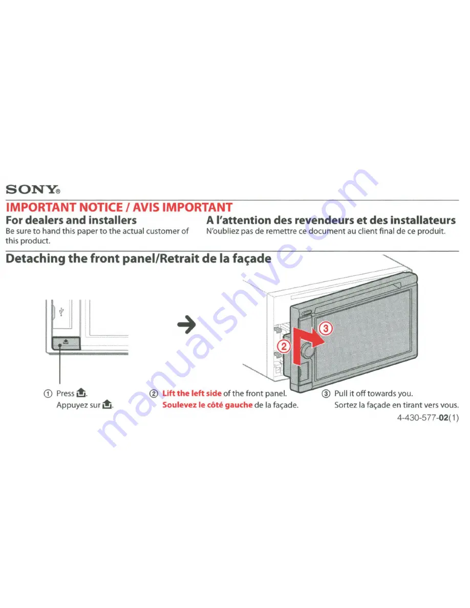 Sony XAV-712HD Operating Instructions Manual Download Page 53