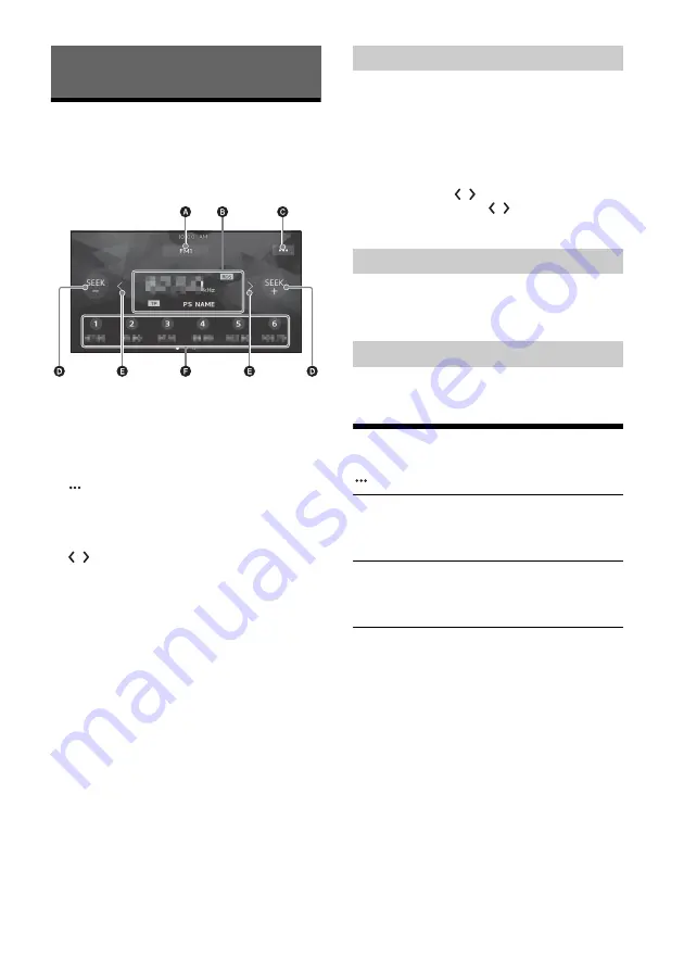 Sony XAV-AX3000 Operating Instructions Manual Download Page 10