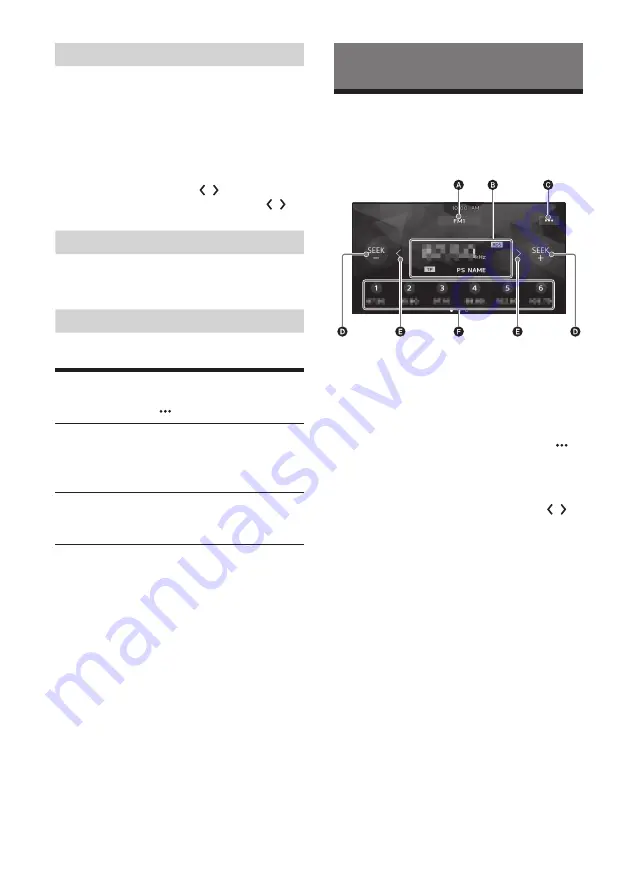 Sony XAV-AX3000 Скачать руководство пользователя страница 107