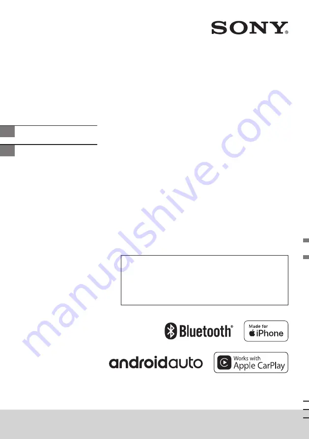 Sony XAV-AX3000 Operating Instructions Manual Download Page 116