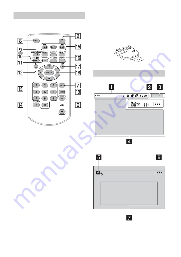 Sony XAV-V750BT Скачать руководство пользователя страница 6