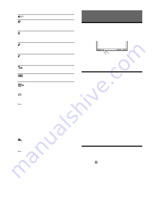 Sony XAV-V750BT Operating Instructions Manual Download Page 7