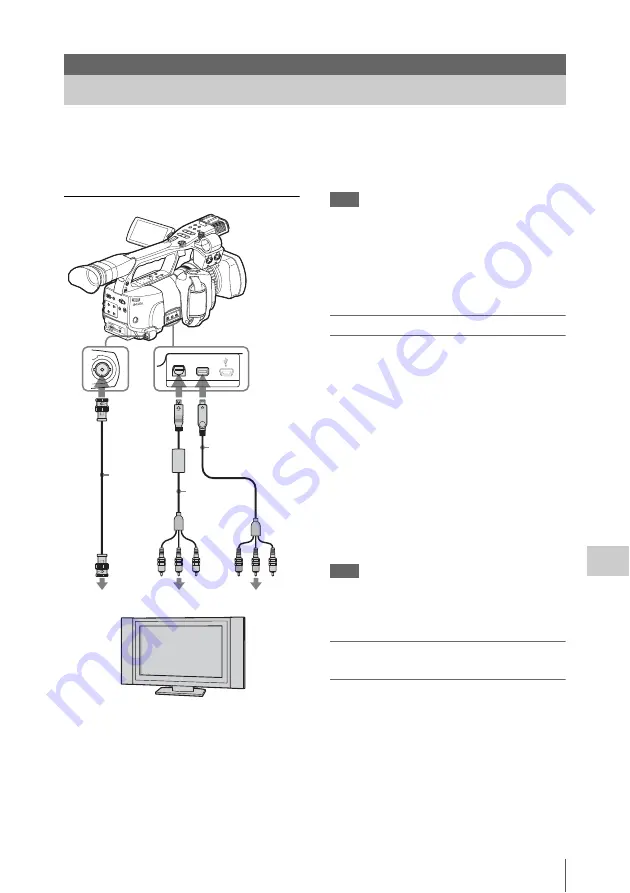 Sony XDCAM EX PMW-EX1 Operating Instructions Manual Download Page 109