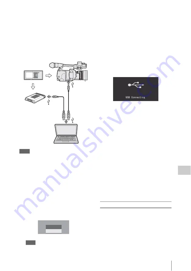 Sony XDCAM EX PMW-EX1 Operating Instructions Manual Download Page 111