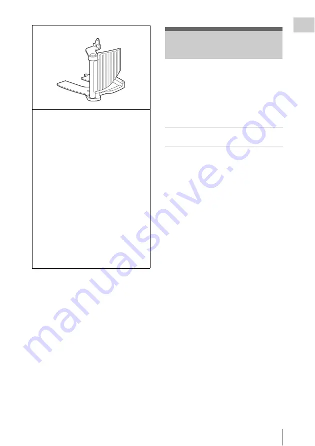 Sony XDCAM EX PMW-EX3 Operating Instructions Manual Download Page 13