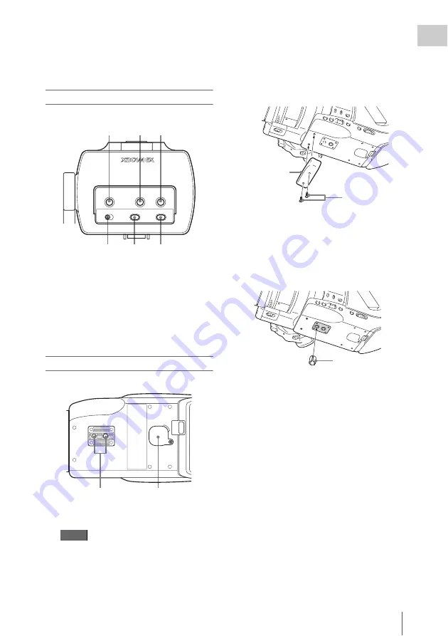 Sony XDCAM EX PMW-EX3 Operating Instructions Manual Download Page 21