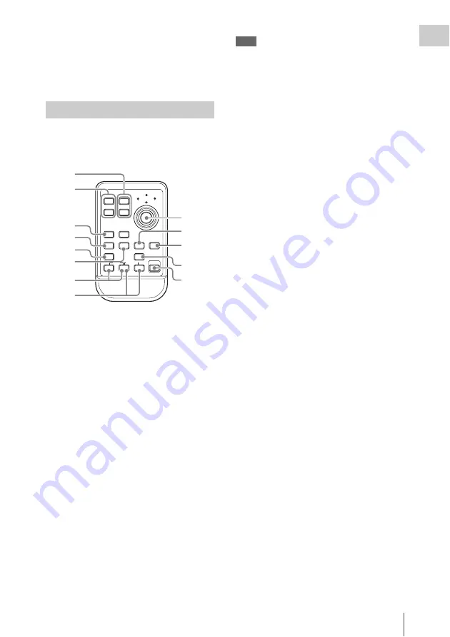 Sony XDCAM EX PMW-EX3 Operating Instructions Manual Download Page 23