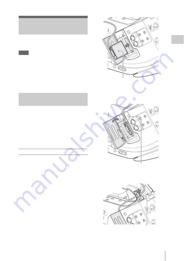 Sony XDCAM EX PMW-EX3 Operating Instructions Manual Download Page 47