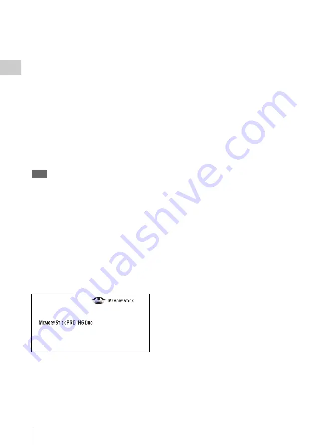 Sony XDCAM EX PMW-EX3 Operating Instructions Manual Download Page 50