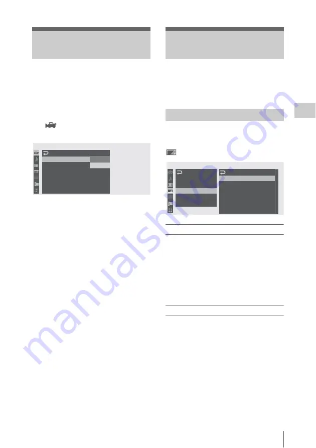 Sony XDCAM EX PMW-EX3 Operating Instructions Manual Download Page 57