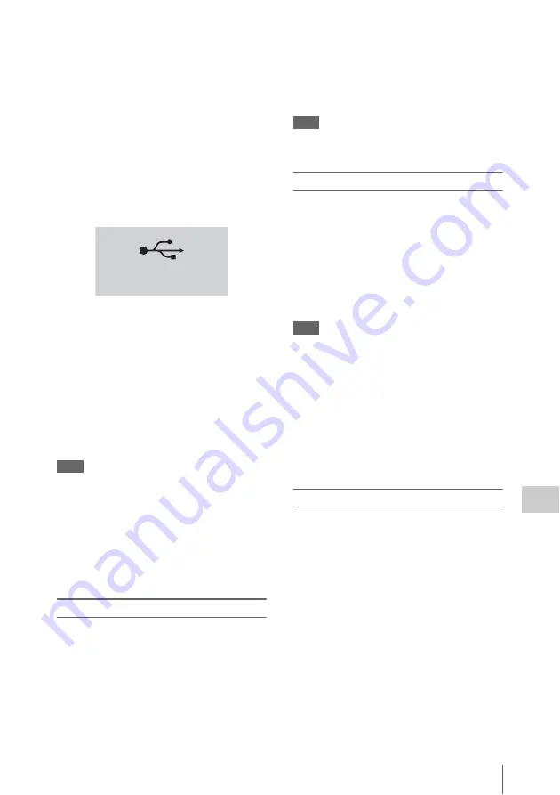 Sony XDCAM EX PMW-EX3 Operating Instructions Manual Download Page 137