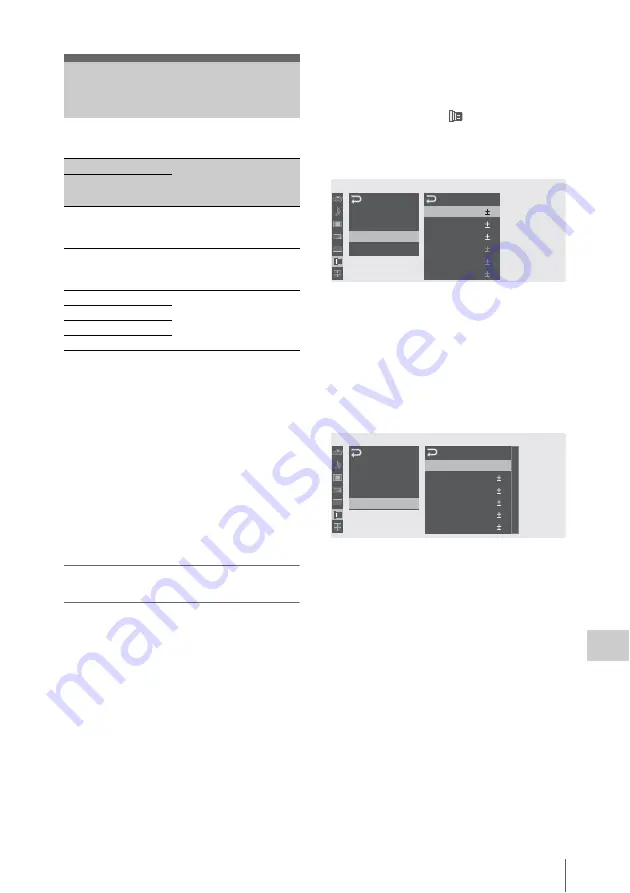 Sony XDCAM EX PMW-EX3 Operating Instructions Manual Download Page 153