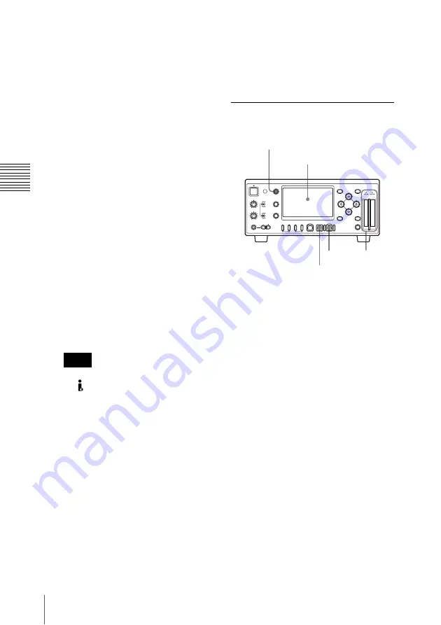 Sony XDCAM EX PMW-EX30 Operating Instructions Manual Download Page 48