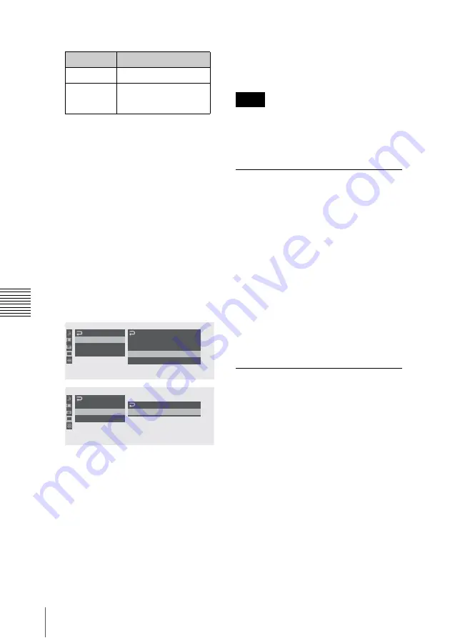 Sony XDCAM EX PMW-EX30 Operating Instructions Manual Download Page 66