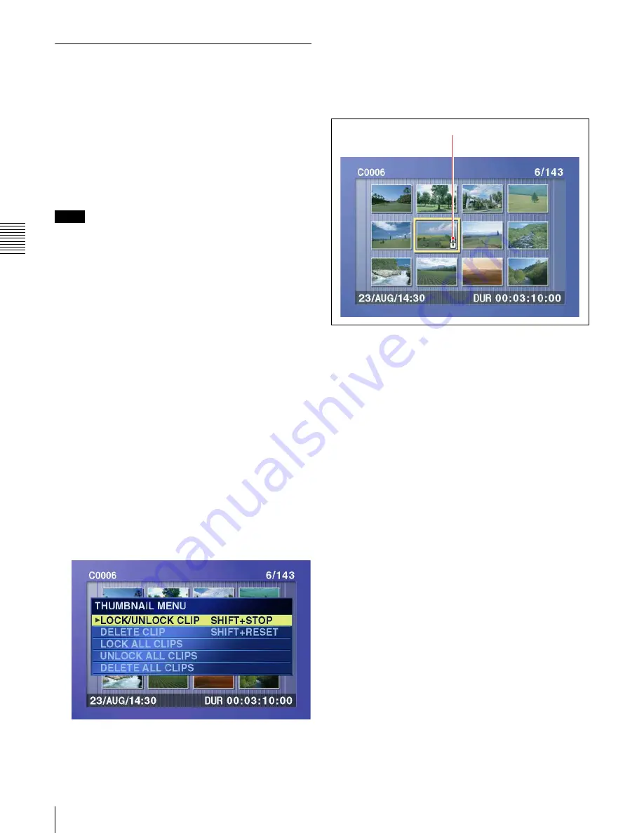 Sony XDCAM PDW-1500 Operation Manual Download Page 62