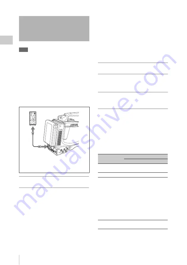 Sony XDCAM PDW-700 Operation Manual Download Page 52