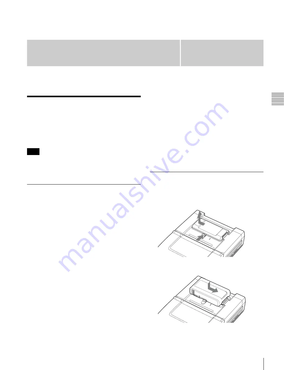 Sony XDCAM PDW-HR1 Operation Manual Download Page 41