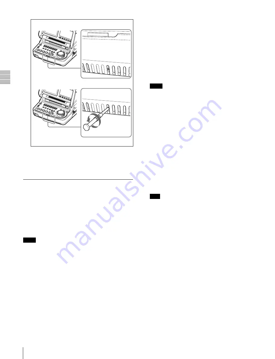 Sony XDCAM PDW-V1 Operation Manual Download Page 32