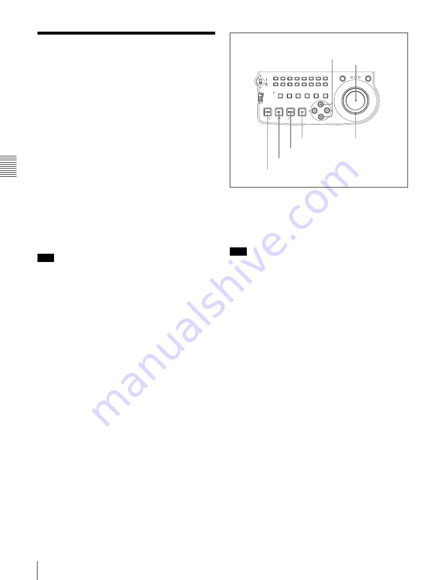 Sony XDCAM PDW-V1 Operation Manual Download Page 34