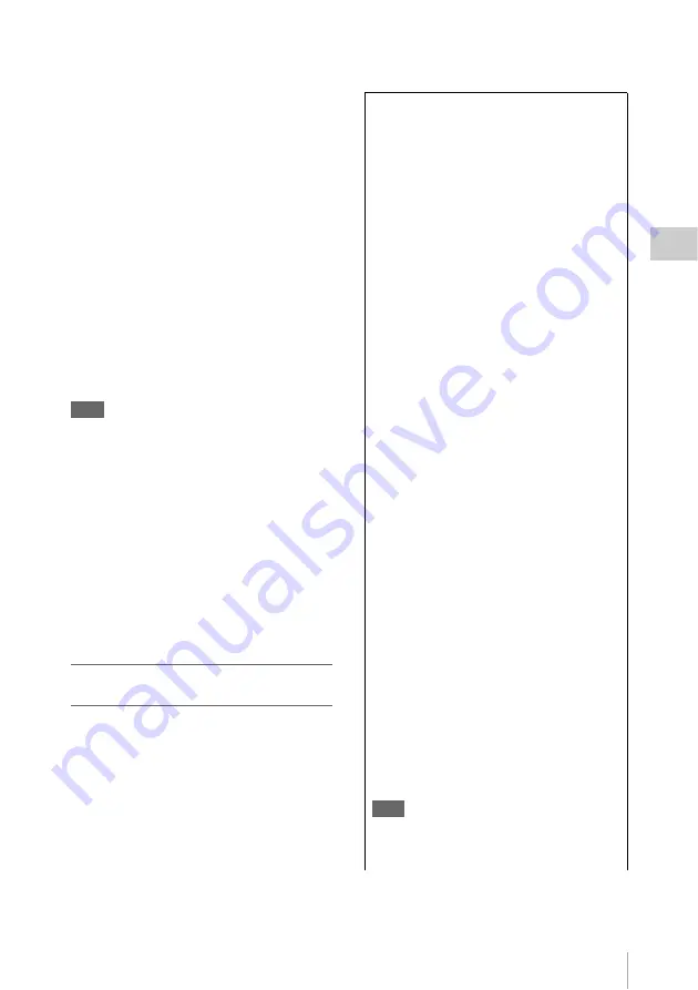 Sony XDCAM PMW-160 Operating Instructions Manual Download Page 33