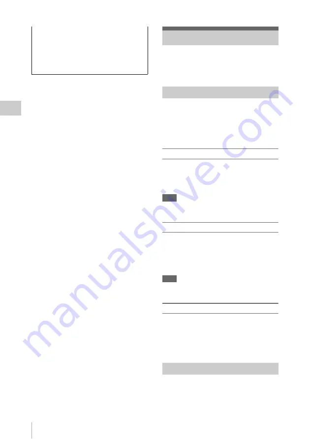 Sony XDCAM PMW-160 Operating Instructions Manual Download Page 34