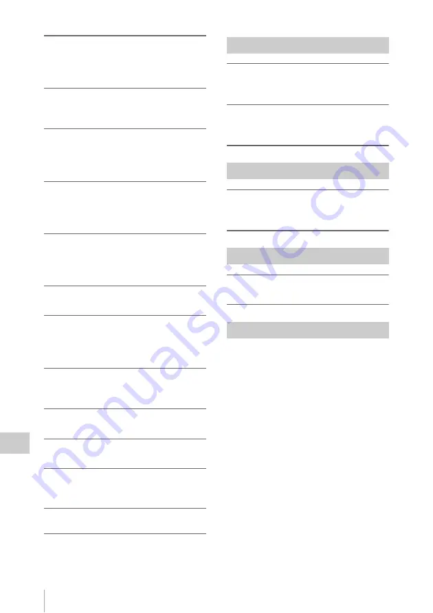 Sony XDCAM PMW-160 Operating Instructions Manual Download Page 126